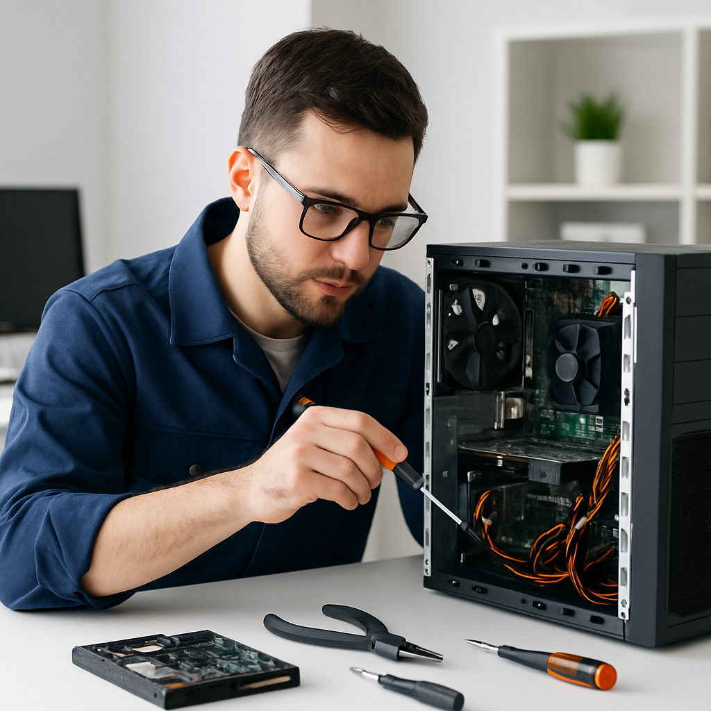 Computer repair technician providing laptop and desktop repair in Ocala Florida