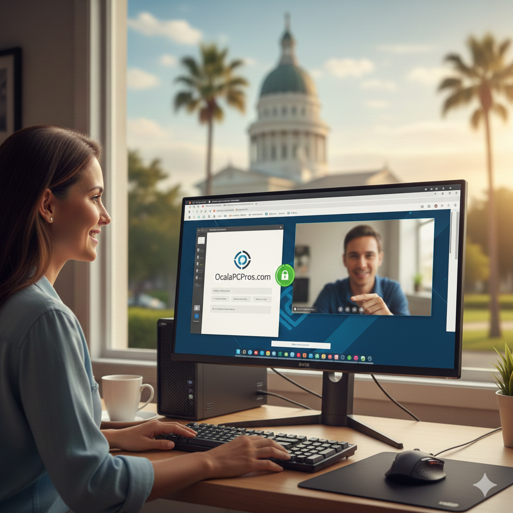 Remote computer repair and online tech support services in Ocala Florida