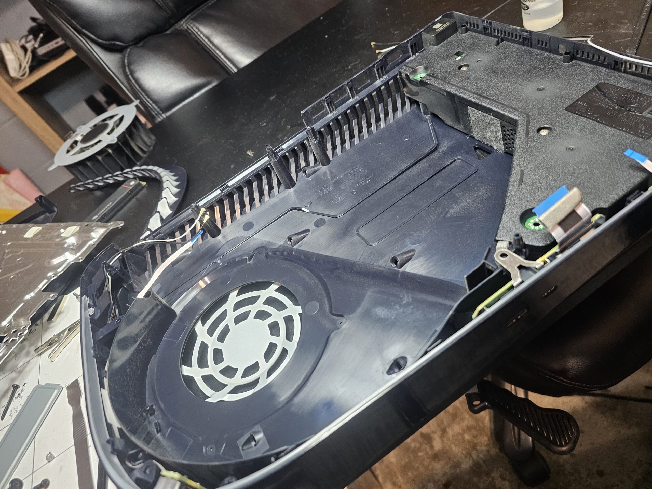 PS5 after professional deep cleaning and overheating repair in Ocala FL at Everything I.T.